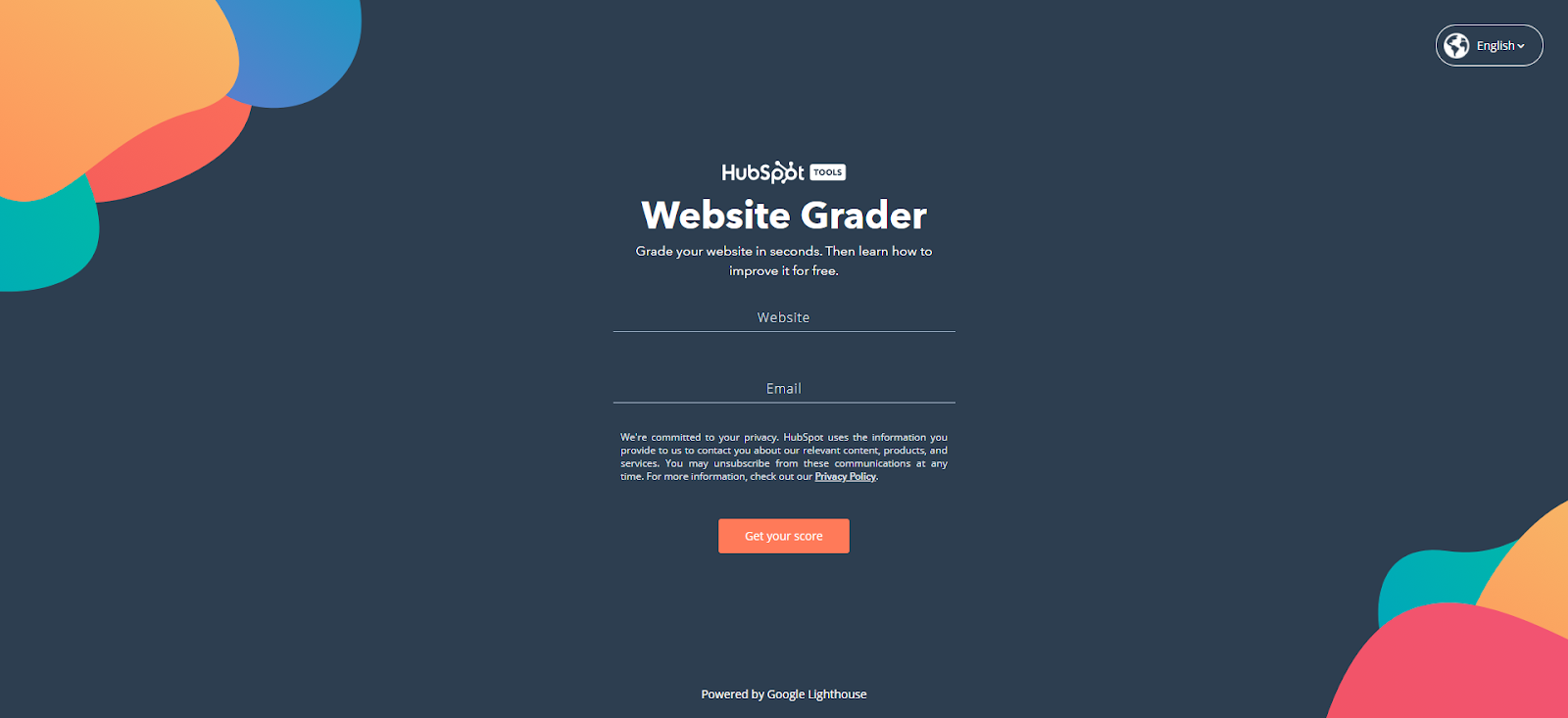 HubSpot Marketing Grader