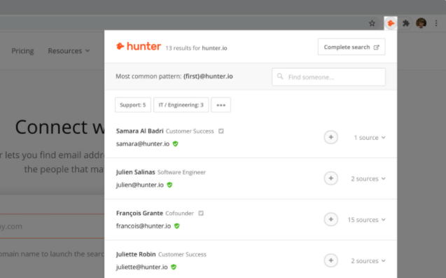 Hunter.io