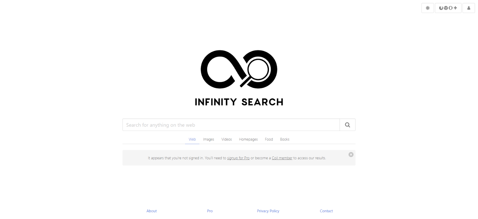 Infinity Search