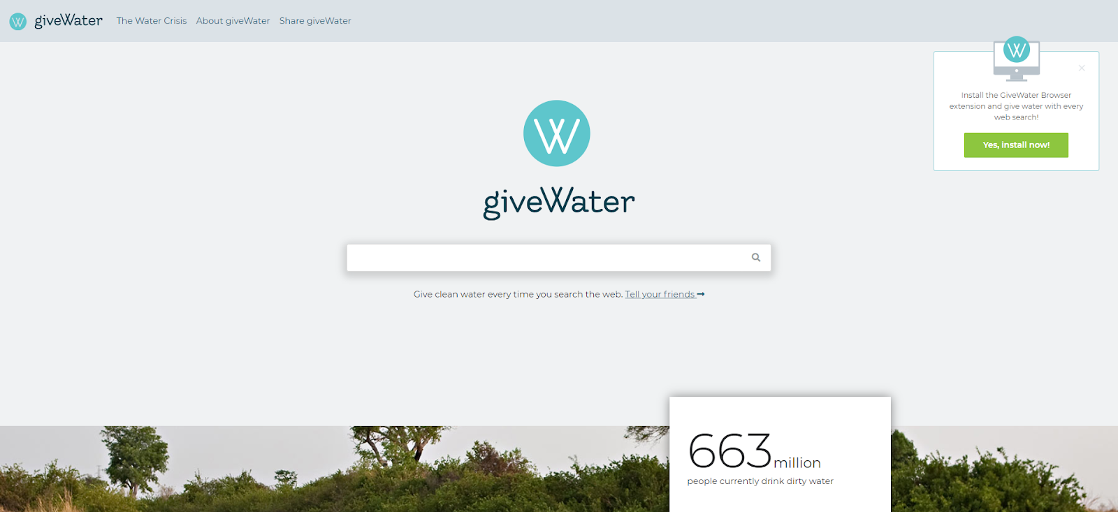 giveWater