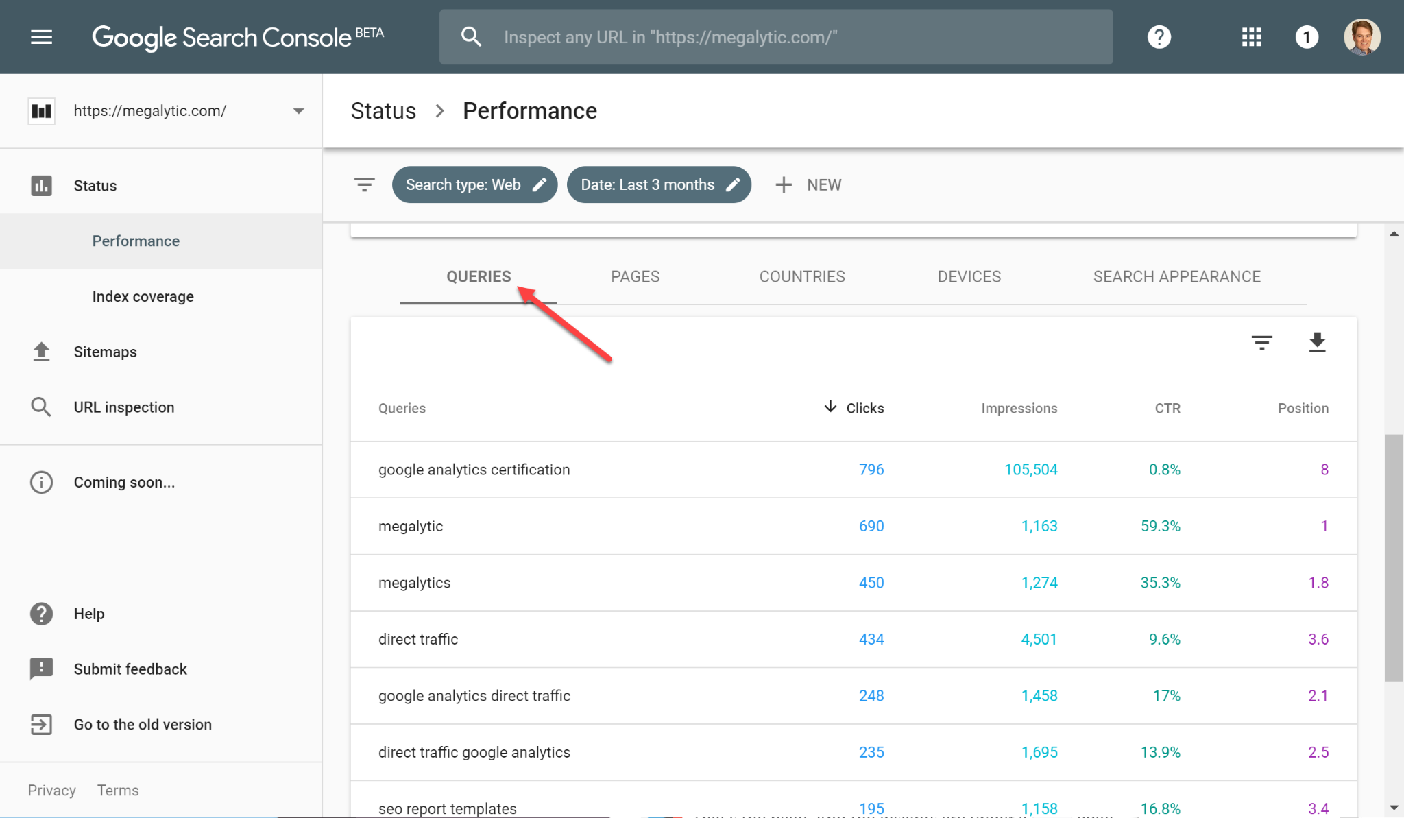 Google Search Console 2